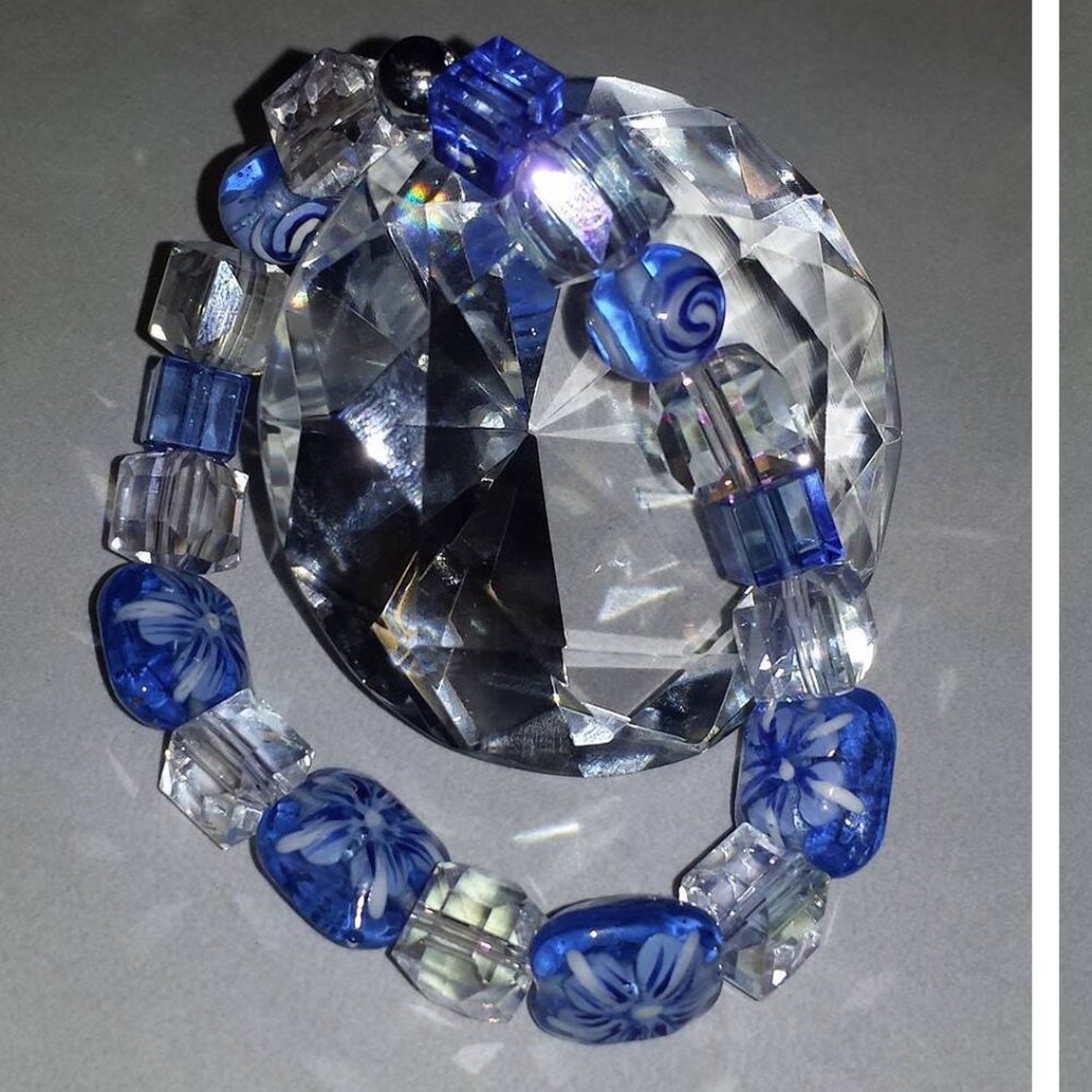 Tdd Custom Made One Size Fits Most Crystal Blue F… - image 3